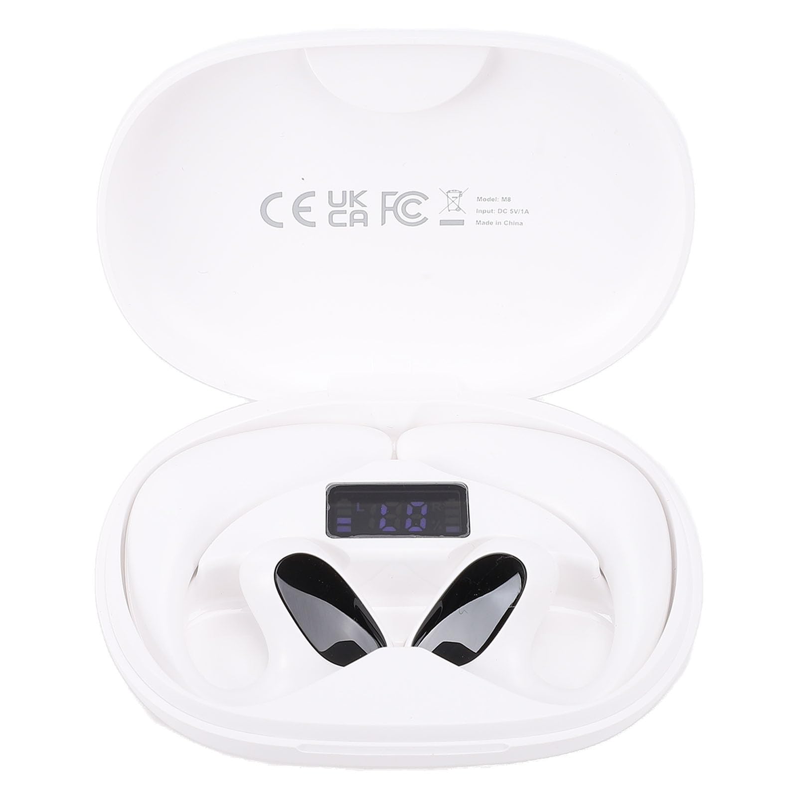 Fabater Auricolari Traduttori Multilingue Wireless con Cancellazione del Rumore per Viaggi D'affari, Chiamate Musicali, Auricolari Wireless per Traduzione AI per Viaggiatori D'affari (WHITE)
