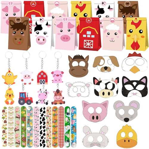 Masques autocollants BACH AND BOUJEE lot de 60 étiquettes pour anniversaire et fête