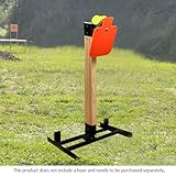 XIALUO AR500 Steel Hostage Reactive Shooting Target 8×12 inches 1/2 inch Thick Stand System Hostage Reactive Shooting Targets with 2x4 Steel Target Hanger Kit - Image 7