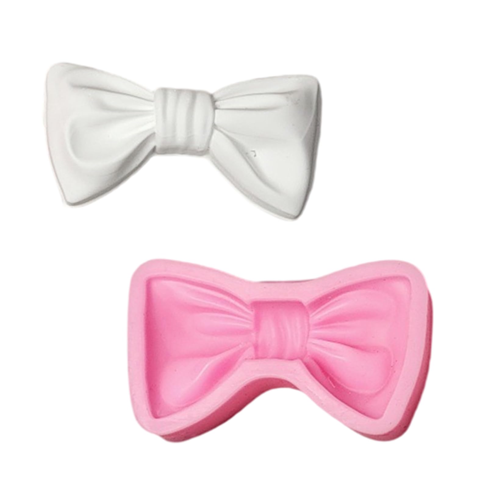 HUANGTNG 3D Bowknot Silicone Molds for Making Candle Soap Fondant Chocolate Candy Baking Epoxy Resin Silicone Molds