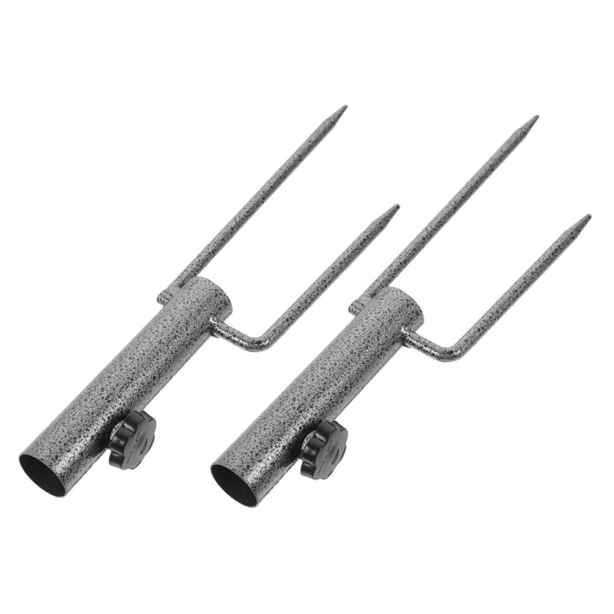 Kisangel 2pcs Heavy Duty Umbrella Spike for Beach and Lawn Includes Durable Ground Insert and Easy Install Umbrella Holder for Sturdy Outdoor Support