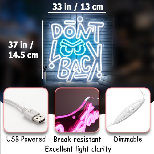 Image of Positive Neon Sign for Wall Decor Dimmable Led Neon Lights Signs