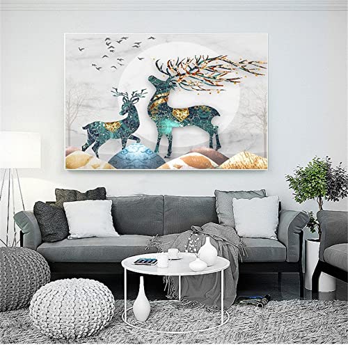 Kits de Diamant Peinture Cerf 80x220cm Cadeau Images Mosaïque