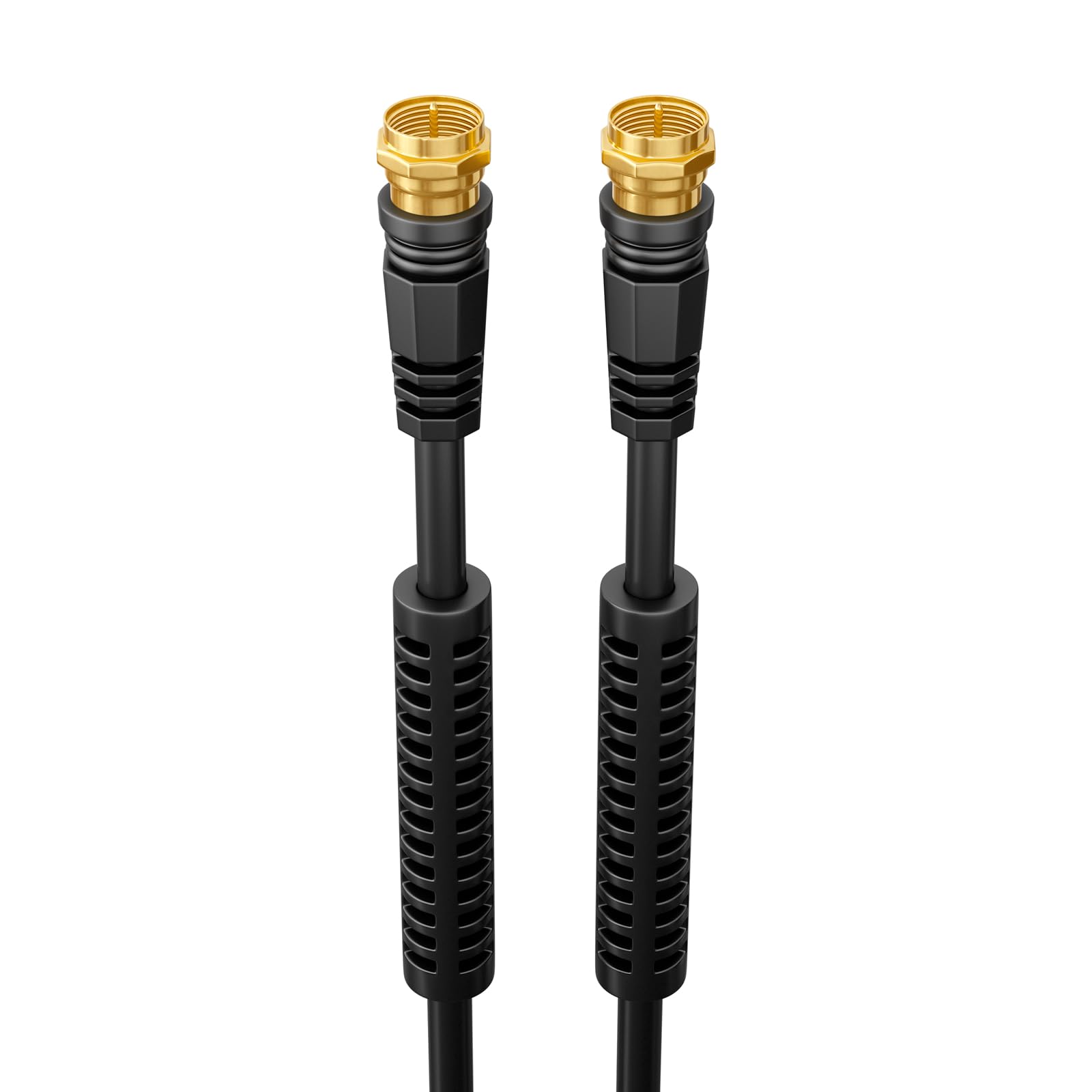 HB-DIGITAL HDTV Cavo Di Collegamento Satellitare, Da Spina F A Spina F, Cavo Coassiale Dorato, Con Adattatore/filtro Per Antenna, Con 2 Nuclei In - Foto 8