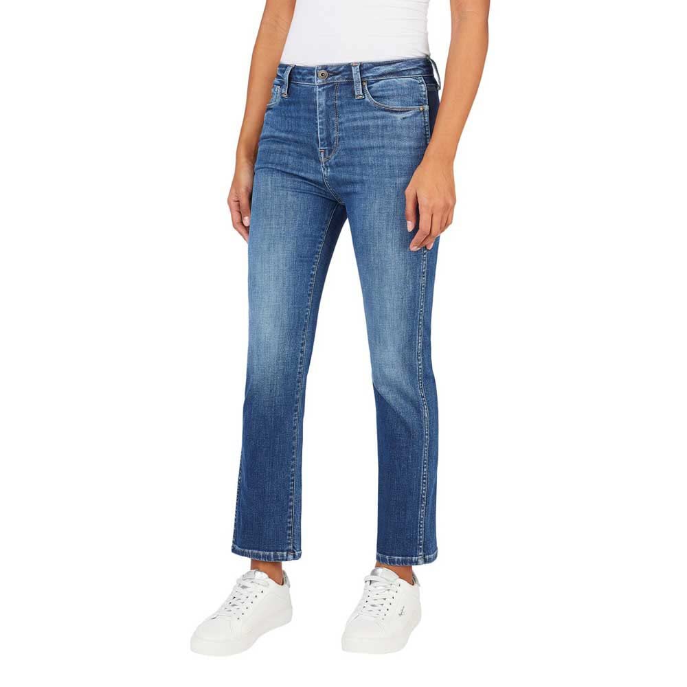 Pepe Jeans Women's Blue (Denim-Hs3) Dion 7/8 Jeans, 26W / 32L