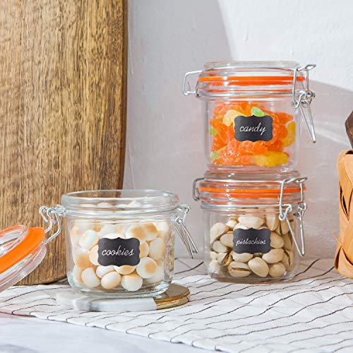 Glass Jars With Airtight Lids,Encheng 7 Oz Mason Jars,Glass Jars With Leak Proof Rubber Gasket 200Ml,Storage Jars With Hinged Lid For Home And Kitchen,Glassstorage Containers With Lids 12 Pack … #TOP5
