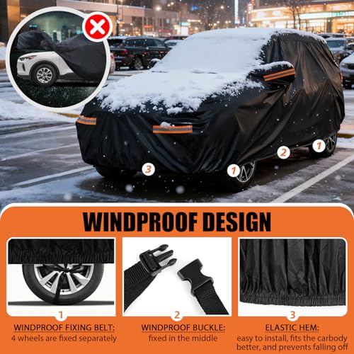 Image of Car Cover for Ford Escape, Thickened Cover for Escape 2001-2012 2015-2025