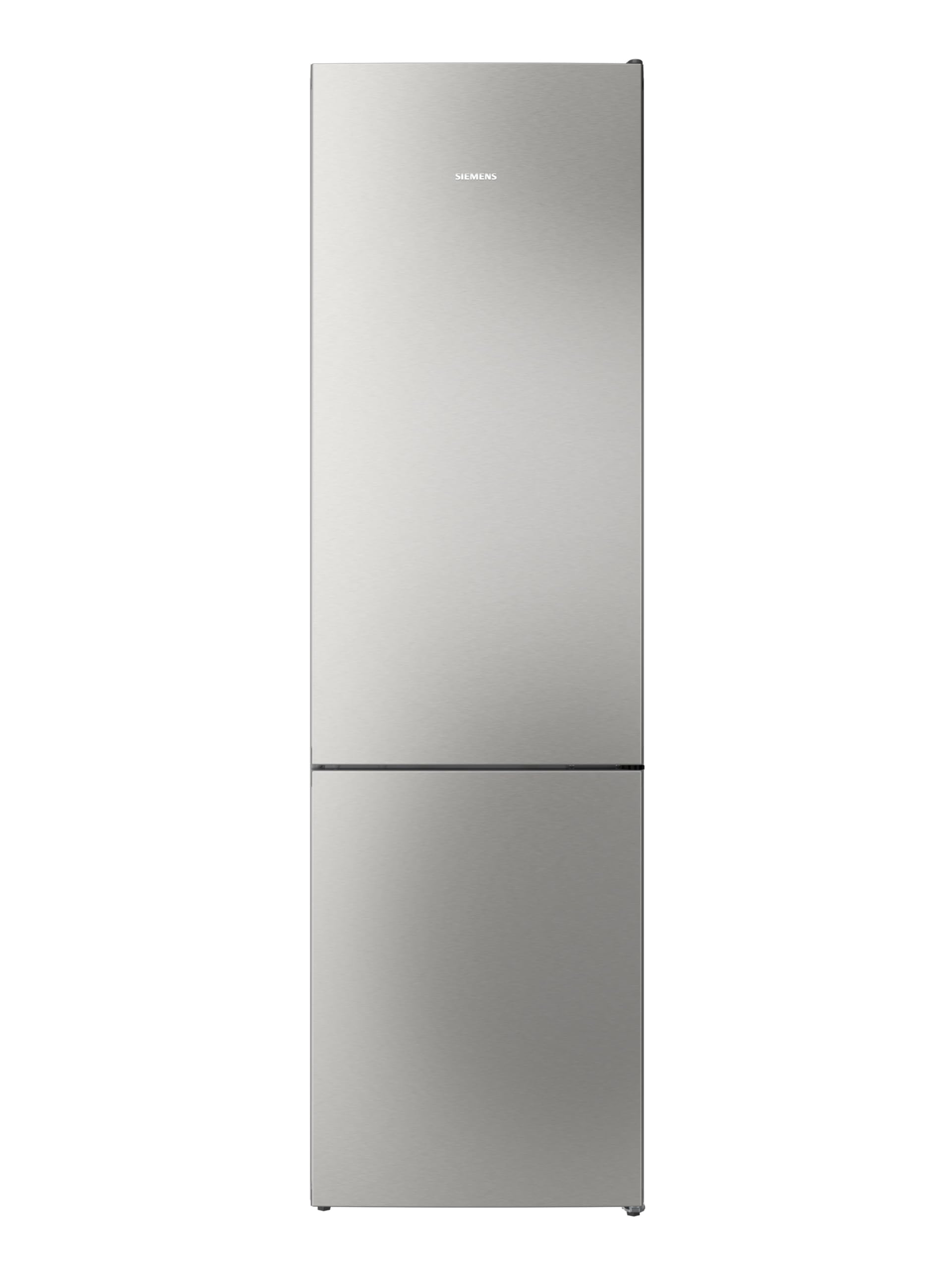 Siemens iQ300 Freistehende Kühl-Gefrier-Kombination 203 x 60 cm, KG39NVIBG, 260 L Kühlen & 103 L Gefrieren, Total noFrost, Nahtlose Platzierung, hyperFresh Technologie, LED Beleuchtung, Edelstahl