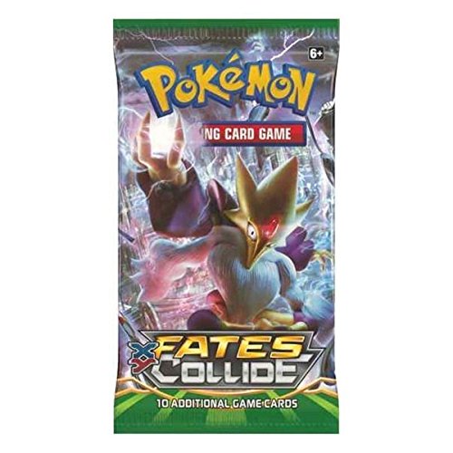 Esdevium Games Pokemon Fates Collide Booster Packet Card Game - 5 Paquets fournis (expédiés à partir du Royaume-Uni)