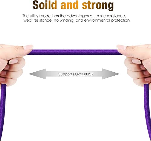 Miniatura 7 de CBUS Cable USB C, cable de carga rápida trenzado USB A a USB C de 6 pies tipo C para Samsung Galaxy S23/S22/S21/S20/S10/Plus/Ultra/FE, A03s, A12