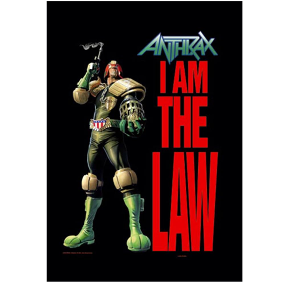 Amazon.com : ANTHRAX - Judge Dredd Flag : Patio, Lawn & Garden