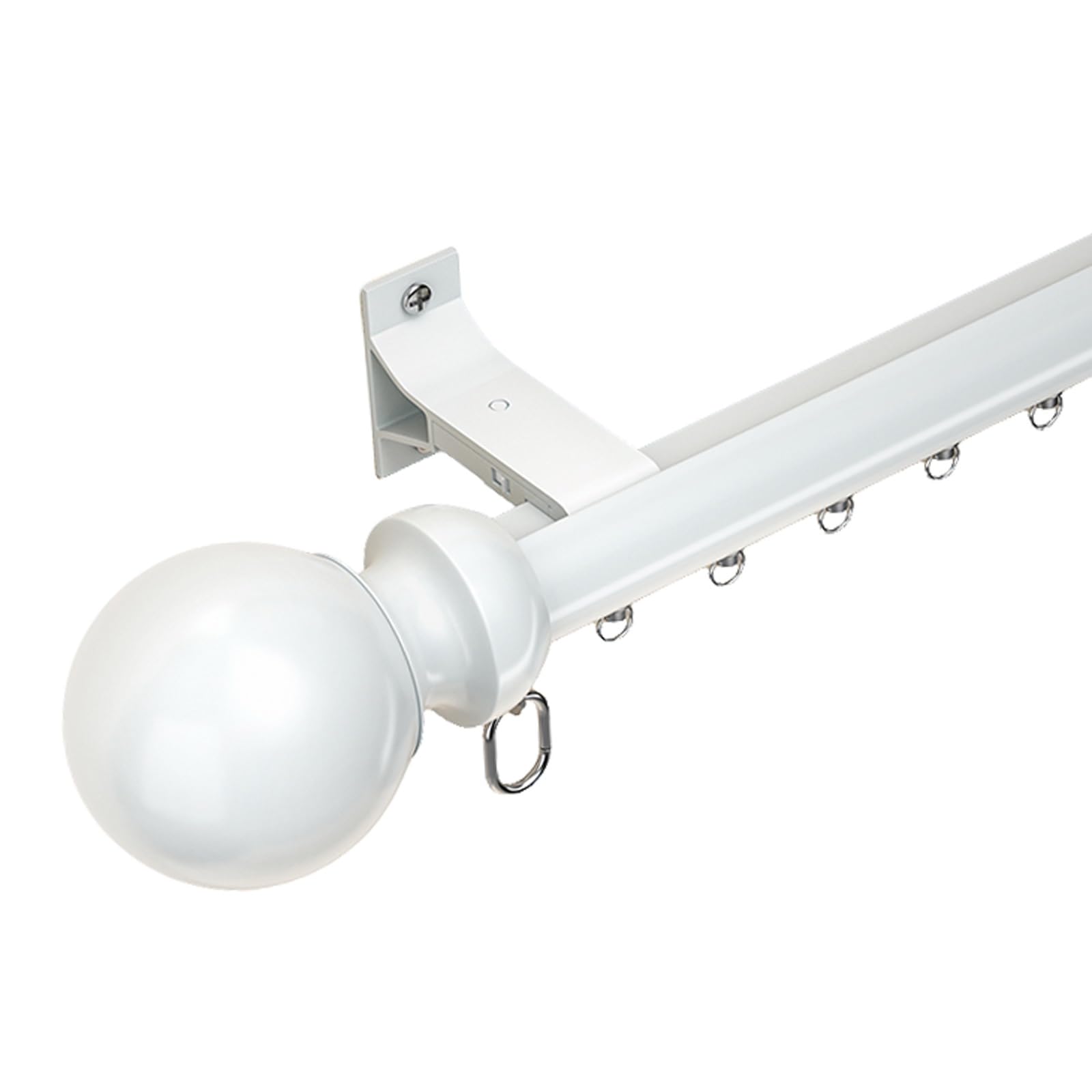 Forage de Trous Tringle Rideau Douche, Muter Industriel Tringle à Rideaux, Barre de Rideau de Douche pour Salle de Bain Baignoire Magasin de Vêtements Espace Privé(1.20 m)