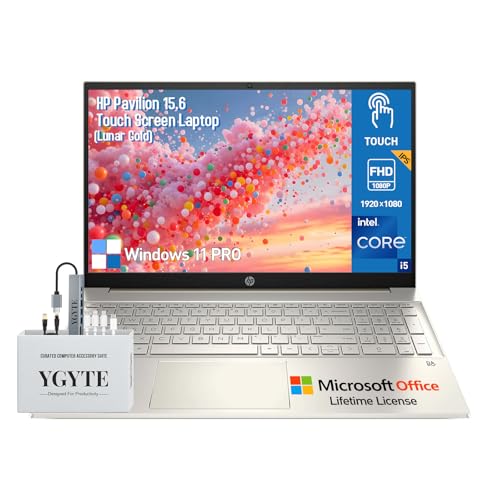 HP Pavilion 15 Inch Laptop Touchscreen Computer, 15.6