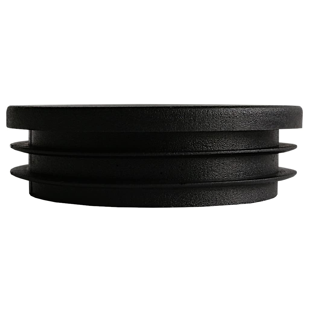 TIBU Tapones de láminas redondos, tapones para tubos, tapas para los extremos, tapas deslizantes en todos los tamaños, 50 unidades, tubo redondo Ø 70 x 2 mm