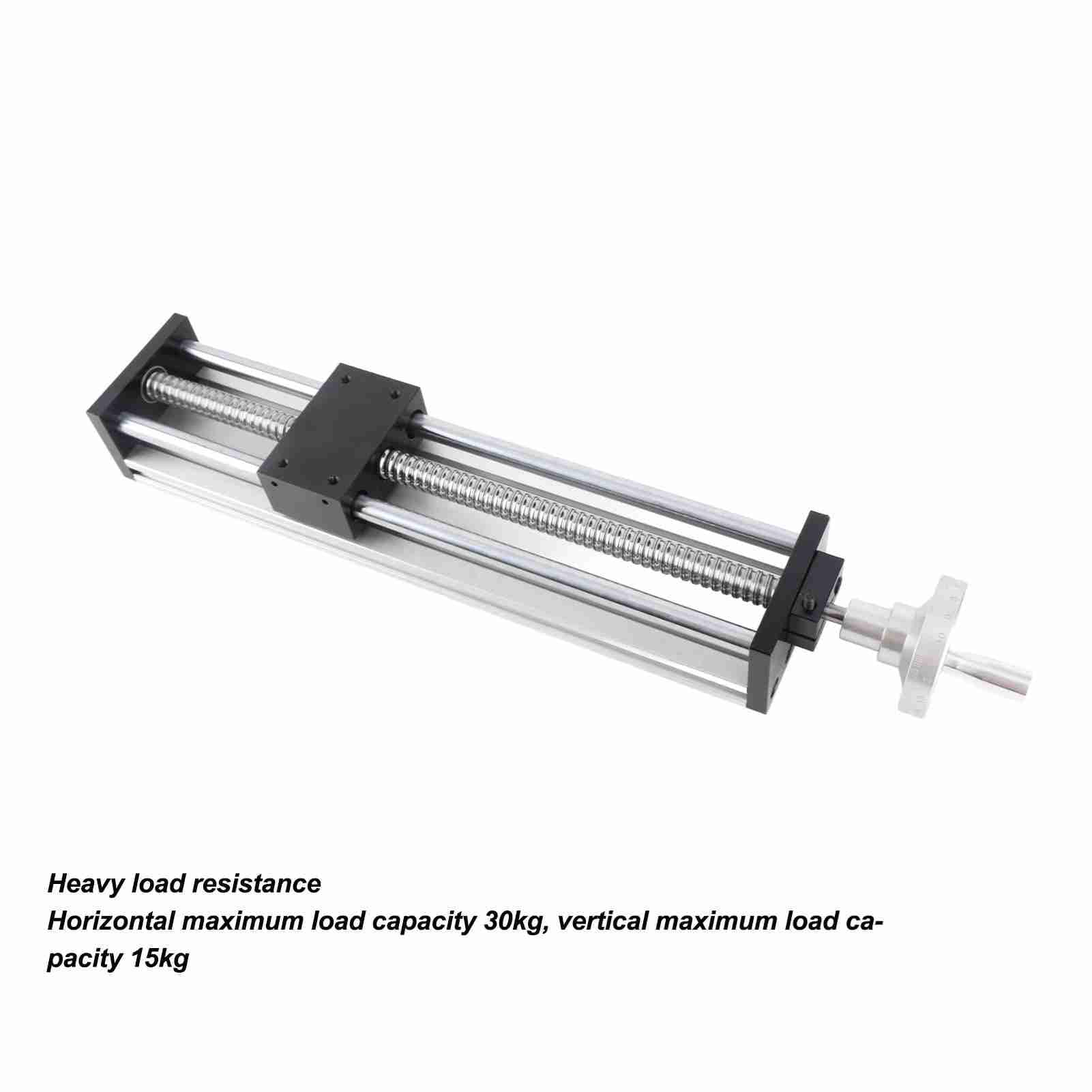 Rail de Guidage Linéaire à Vis à Billes Aluminium 300mm pour Table CNC Actionneur Précision