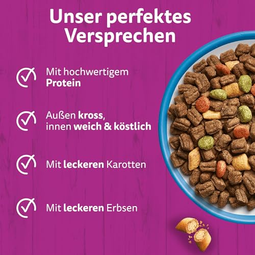 WHISKAS Trockenfutter für ausgewachsene Katzen 5 x 800g mit Thunfisch