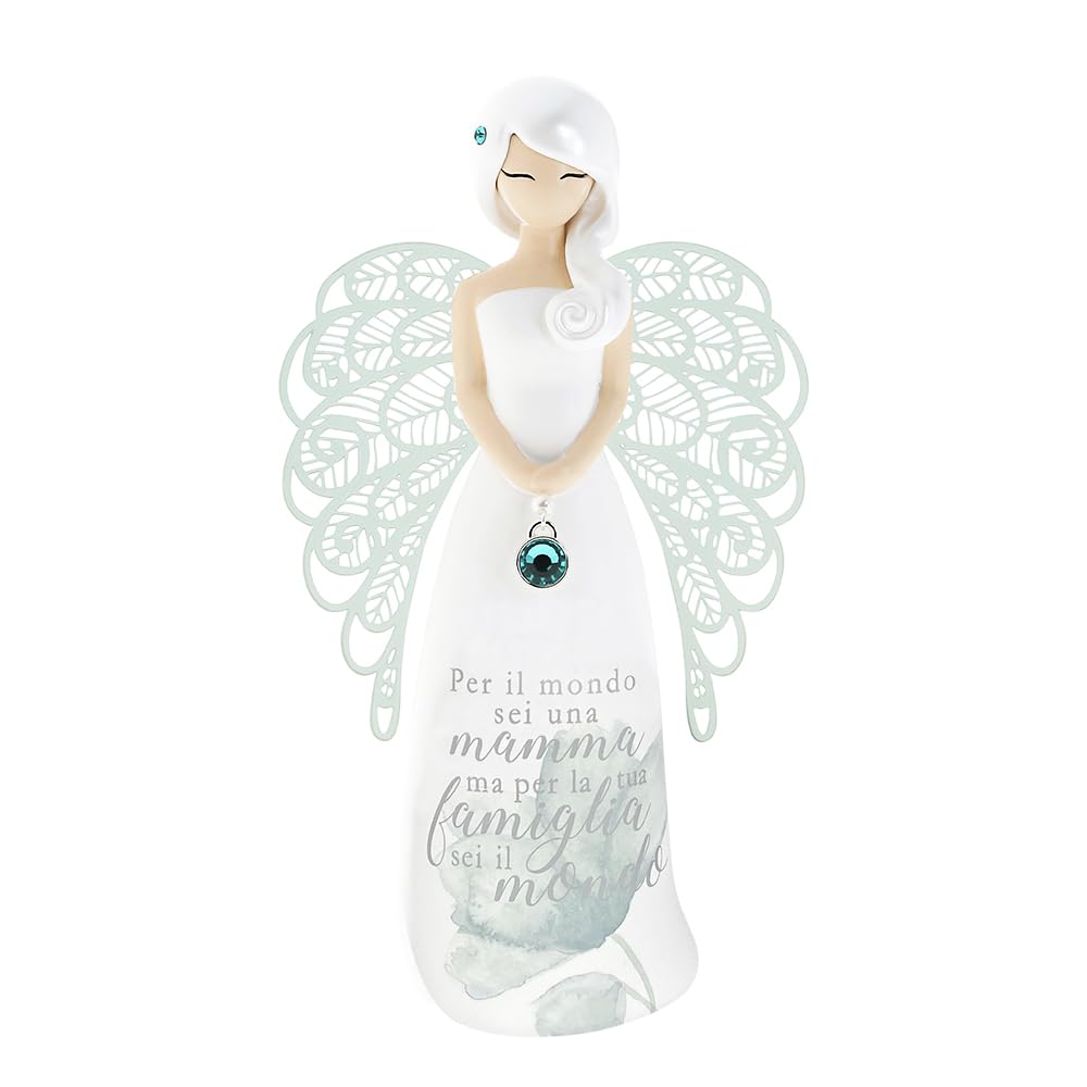 You are an angel - 155mm Love Floral Figurine