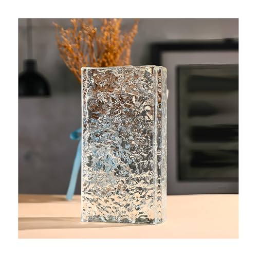 Znqndsr Kristallglas Rechteckige Glasbausteine 10PCS