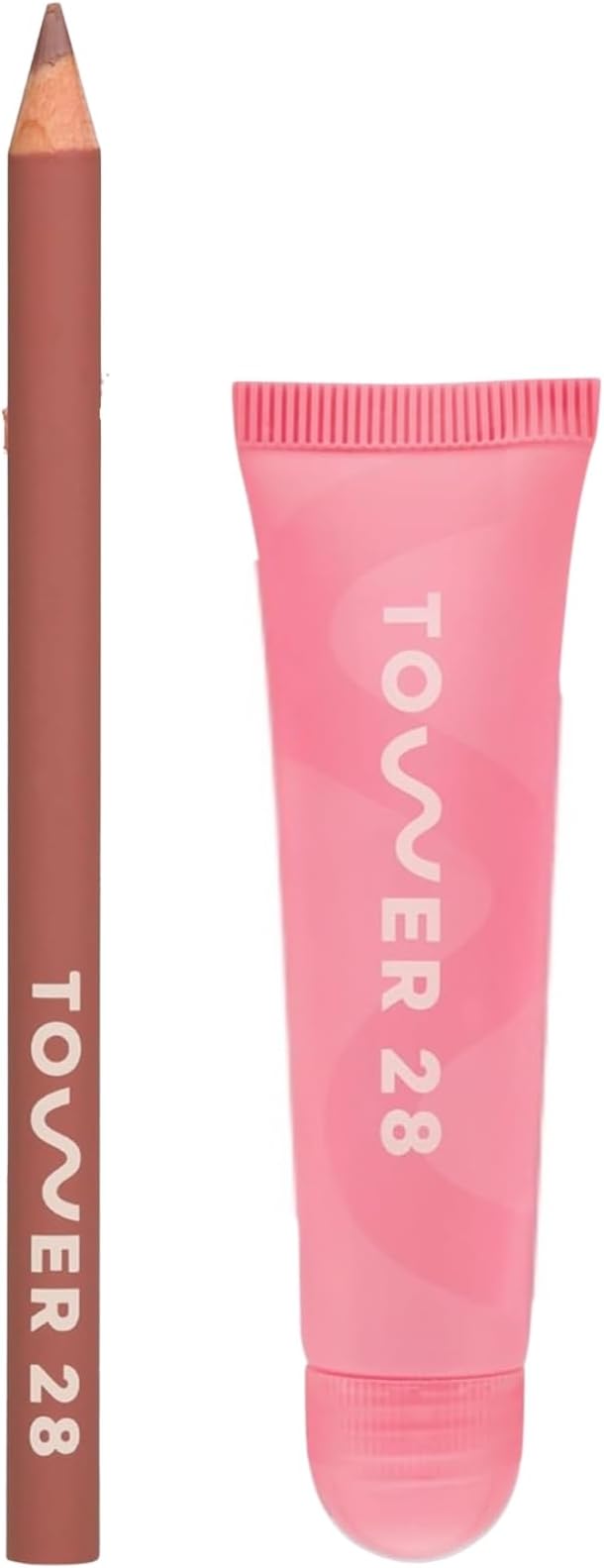 Lip Kit - OneLiner Multi-Use Creamy Lip Liner in Work of Art + LipSoftie Tinted Lip Balm Treatment in Watermelon Kiwi - Lip Care + Makeup Kit for Everyday Definition + Hydration (2 Count)