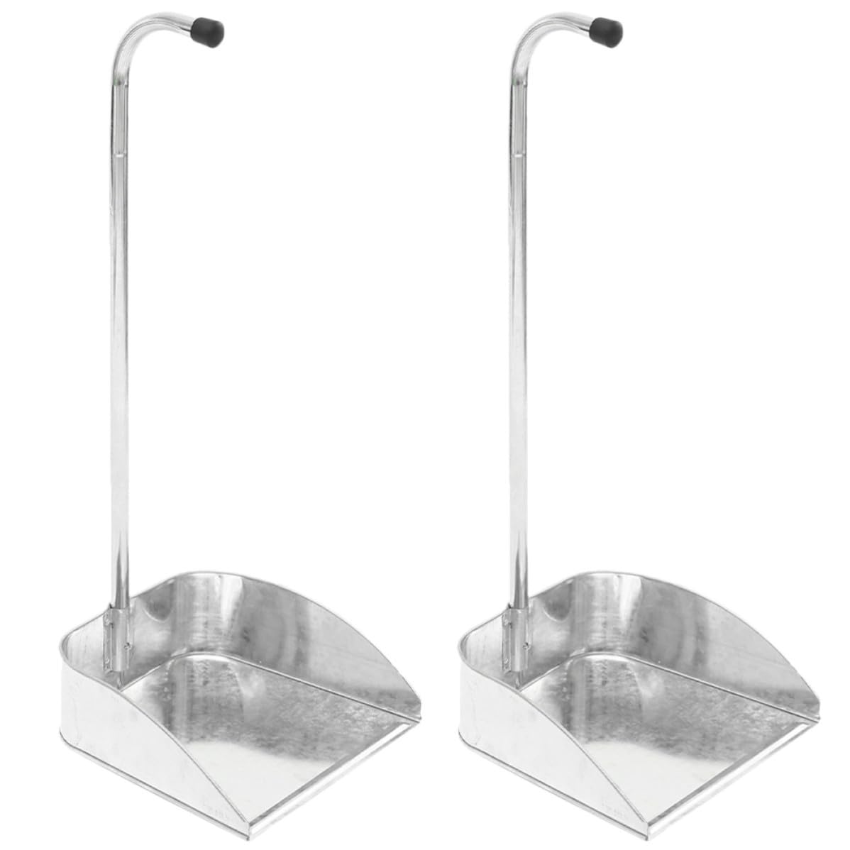 2 Pezzi Paletta Raccogli Polvere in Ferro Zincato, Home Dust Pan