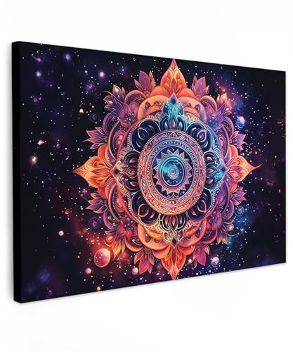 Impression sur toile galaxie pour créer une ambiance zen dans votre salon