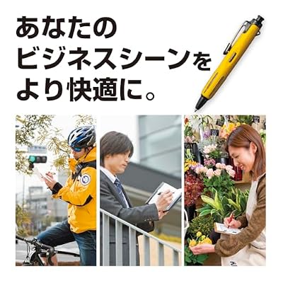 Tombow BC-AP54 Pressurized Permanent Ballpoint Pen (Can Write on Wet Paper/Back), Air Press to Squeeze Ink Ink, 0.7, Orange