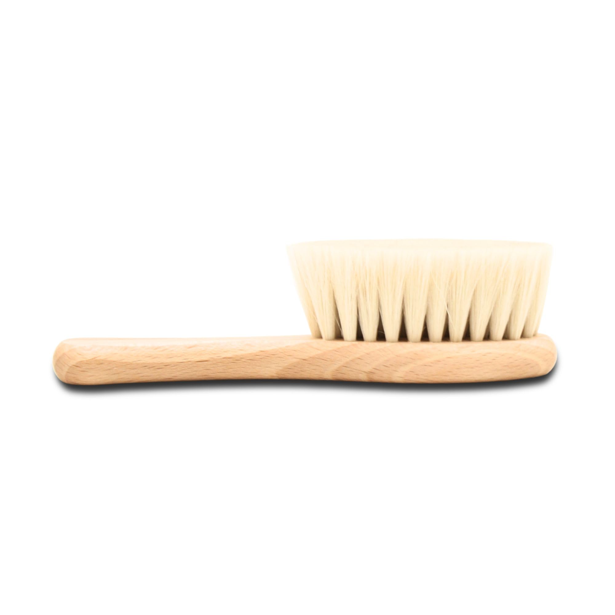 DOJA Barcelona Brosse en Bois pour Massage Bébé pour Soin Capillaire Efficace - Brosse à Cheveux Bébé aux Poils Extrêmement Doux - Brosse Bois pour Utilisation Aisée - Toilettage Nourrissons