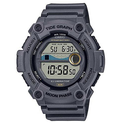 Casio WS-1300H-8AVEF Sports Watch for Men, Black, Standard
