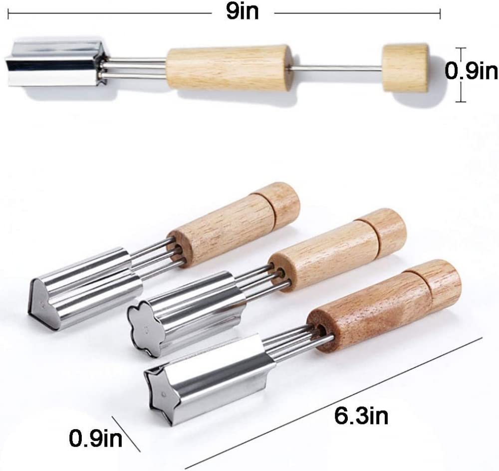 Nifogo Formine Per Biscotti Verdure Frutta 26 Pezzi, Mini Tagliapasta In Acciaio Inox, Forchette Frutta, Stampo Biscotti