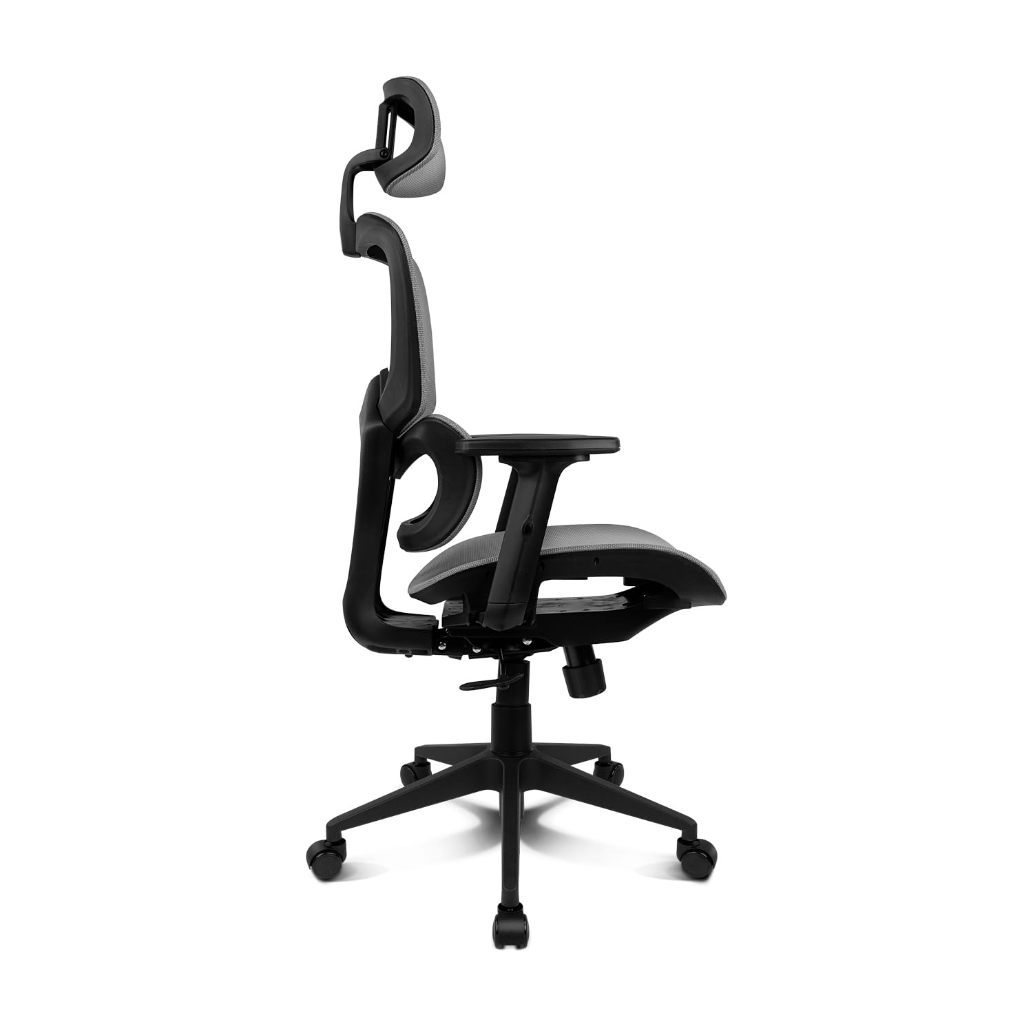 Drift Gaming DRAIR200 – Silla Gaming Profesional en Malla Reforzada, reposabrazos 2D Acolchados, pistón Clase 4, giratoria e inclinable, Cojines Lumbar y Cervical Integrados, Negro/Gris