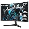 KOORUI 27 Inch Gaming Monitor, QHD 1440P Curved Monitors 180Hz VA 1ms 1500R PC Screen with Adaptive Sync, HDMI/DP, VESA Compatible, Tilt Adjustable, Eye Care