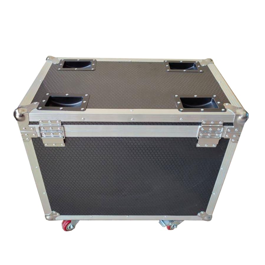 2in1 Flightcase Aluminum Frames for LED 19x15W RGBW Beam+Wash Zoom Moving Head Stage Light DJ Disco Party Bar Dance Stage Effect Lighting Bags