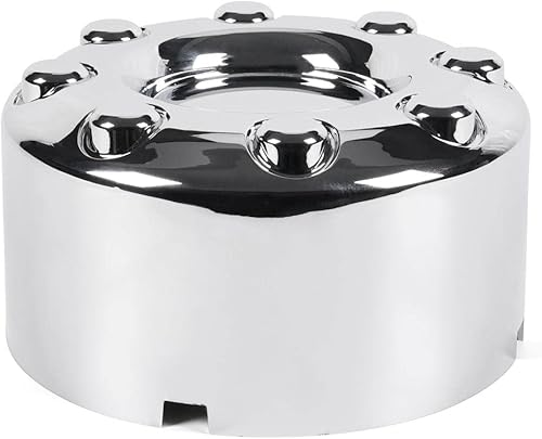Miniatura 7 de PIT66 Tapacubos centrales de rueda de 17 pulgadas, compatibles con Ford F350 Super Duty Dually (DRW) 4 x 4, 4 unidades, cromadas