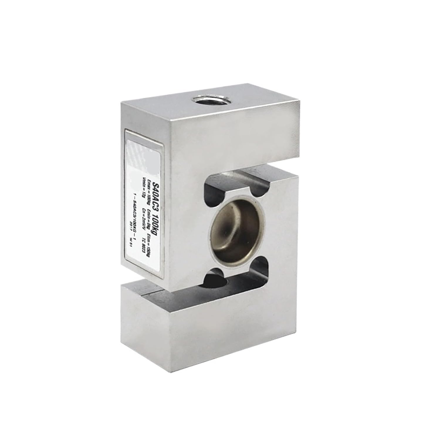 S40AC3 S Type Load Cell Tension/Pressure Sensor Hook Scale, Industrial Assembly Line, Material Testing Machine Experiment