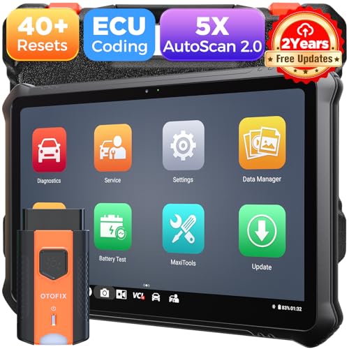 Image of OTOFIX D1 PROS ECU Coding Diagnostic Scanner, Bi-Directional Scan Tool, 2 Years Updates, FCA Renault SGW, 5X AutoScan 2.0, 40+ Resets, CANFD DoIP, VAG Guided, All System Scan Tool, Upgraded of D1