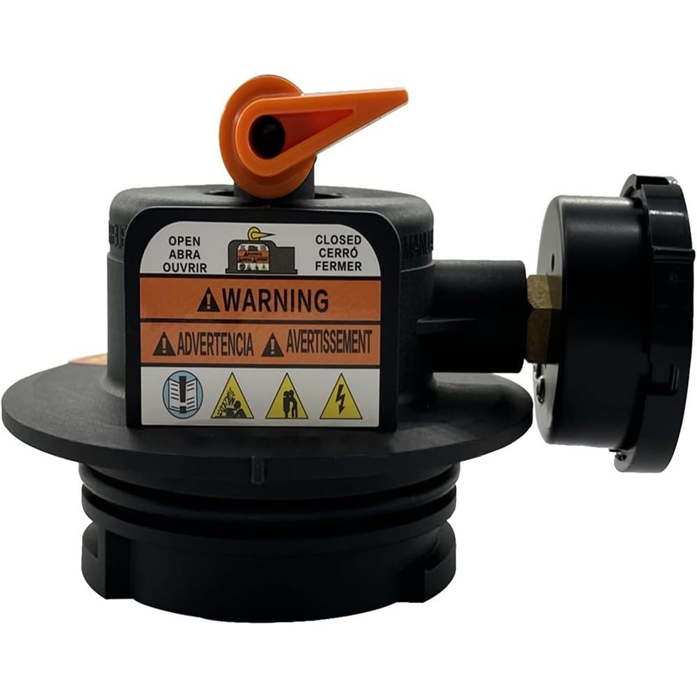 Gruppo valvola di rilascio dell'aria manuale per Hayward Pro-Gro Grid & Swim filtri a cartuccia trasparente, parte in plastica ad alta resistenza di sicurezza per prevenire la