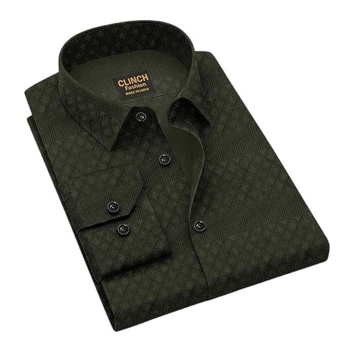 Image of Men Linen Cotton Full Sleeve Shirt for Man | Mens Casual Shirt |Shirts for Men Stylish | Men Shirts | Casual Business Party Festival Regular Fit
