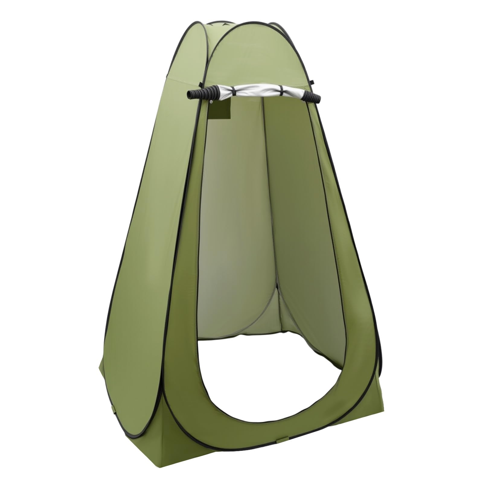 1,2 x 1,2 x 1,9 m - Vert - Tente de douche et vestiaire - Tente de bain pour une personne - Portable - Tente de toilette privée - Pour plage, camping, randonnée, pêche, jardin, douche, déménagement