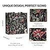 Signare Tapestry Shoulder Bag Shopping Bag for Women with Garden Flower and Creatures (Morning Garden Black) #3