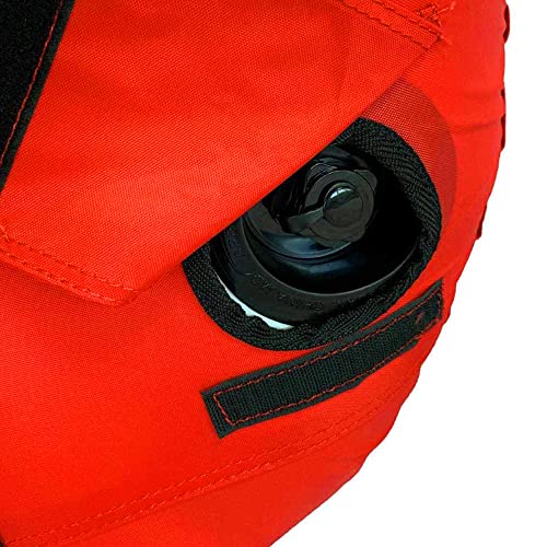 Image of RAVE Sports Ripper Inflatable Towable Tube, 1-2 Riders, Unique Shape for Fast Tubing, Nylon Cover, Four Foam-Filled Reinforced Handles, Quick Connect Tow Point, Boat Tubes and Towables