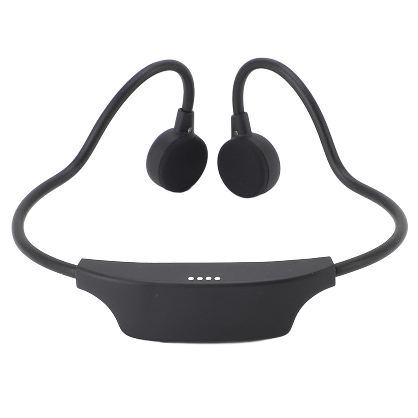Tosuny Cuffie a Conduzione Ossea per Nuoto IPX8 |Auricolari Wireless Bluetooth 5.3 da 16 GB con Lettore MP3 per la Corsa in Bicicletta (BLACK)