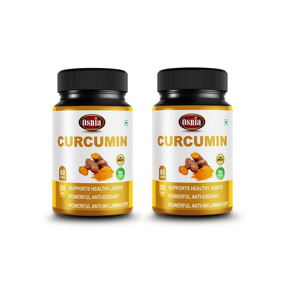 Curcumin Extract 500 MG Veg Supplement Capsule with 95% Curcuminoids|Helps in Reducing Inflammation & Joint Pain|Anti-Oxidant & Anti-Inflammatory | Natural Painkiller (120 Capsules, Pack of 2)-image-41