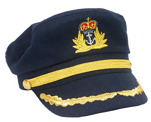 Roffatide Kapitänsmütze Matrosenmütze Schiffermütze Yachtmütze Nautisch Schirmmütze Ente Zunge Marineblau