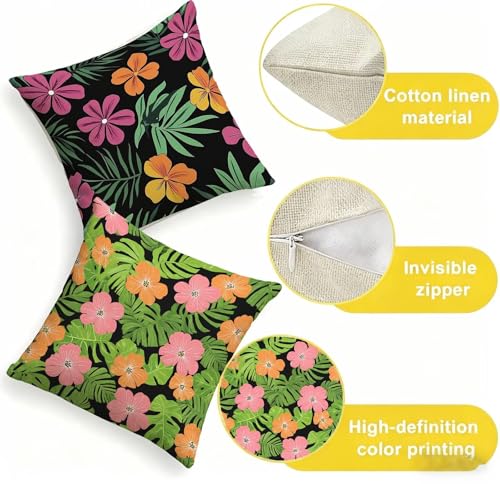 Housse de coussin extérieur imperméable 50x50 déperlante et lavable