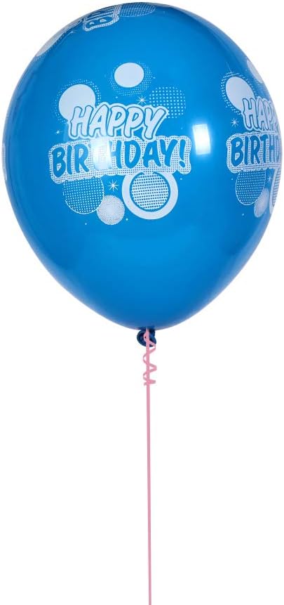 100PCS 12” Colorful and Different Patterns "HAPPY BIRTHDAY" Latex Balloons : Home & Kitchen
