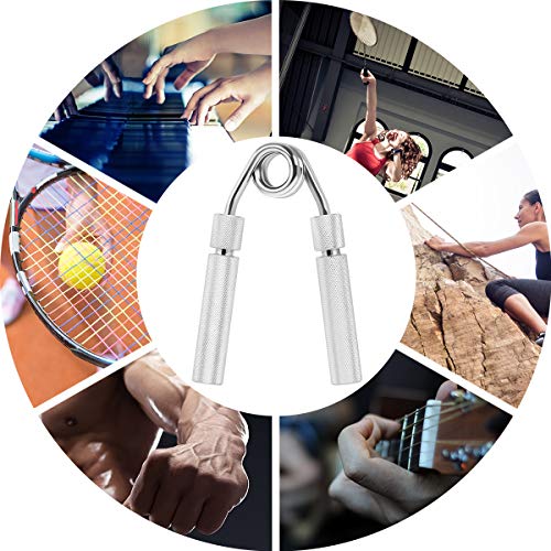 Kootek 50-150 Lbs Hand Grip Strengthener Adjustable Resistance Hand Exerciser Forearm Gripper Finger Strength Trainer Workout Kit for Athletes and Musicians (2 Pack) - Thumbnail 3
