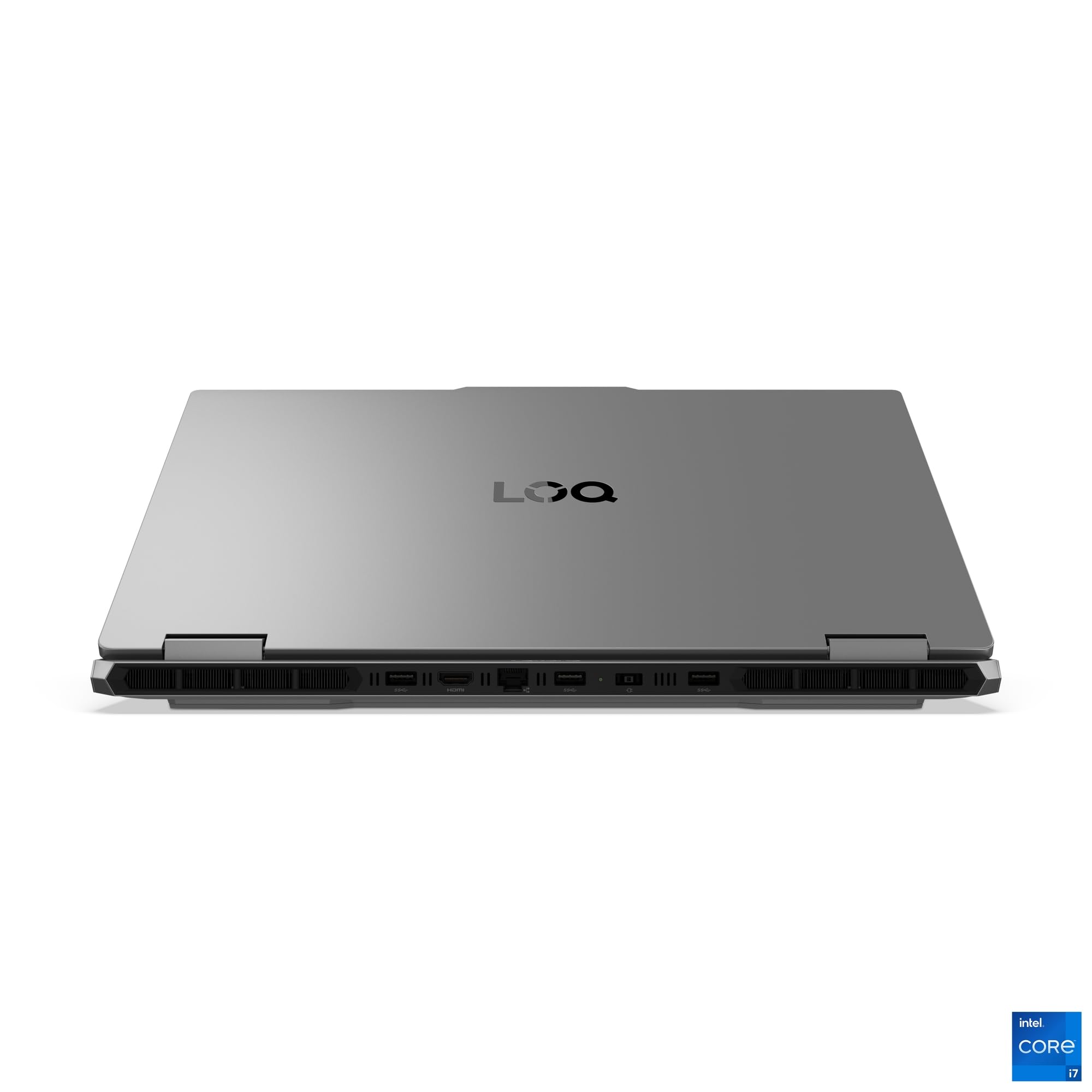 Lenovo LOQ Gaming AI Laptop | 17.3" Full HD 165Hz | NVIDIA GeForce RTX 5070 | Intel Core i7-14700HX | 16GB RAM | 512GB SSD | Ohne Windows | QWERTZ | 24-Zonen-RGB-Tastatur | Grau | 3 Monate Game Pass
