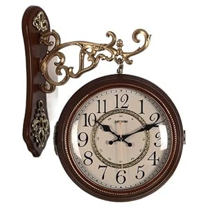 Ebaytv Zegar Ścienny Retro Dwustronny