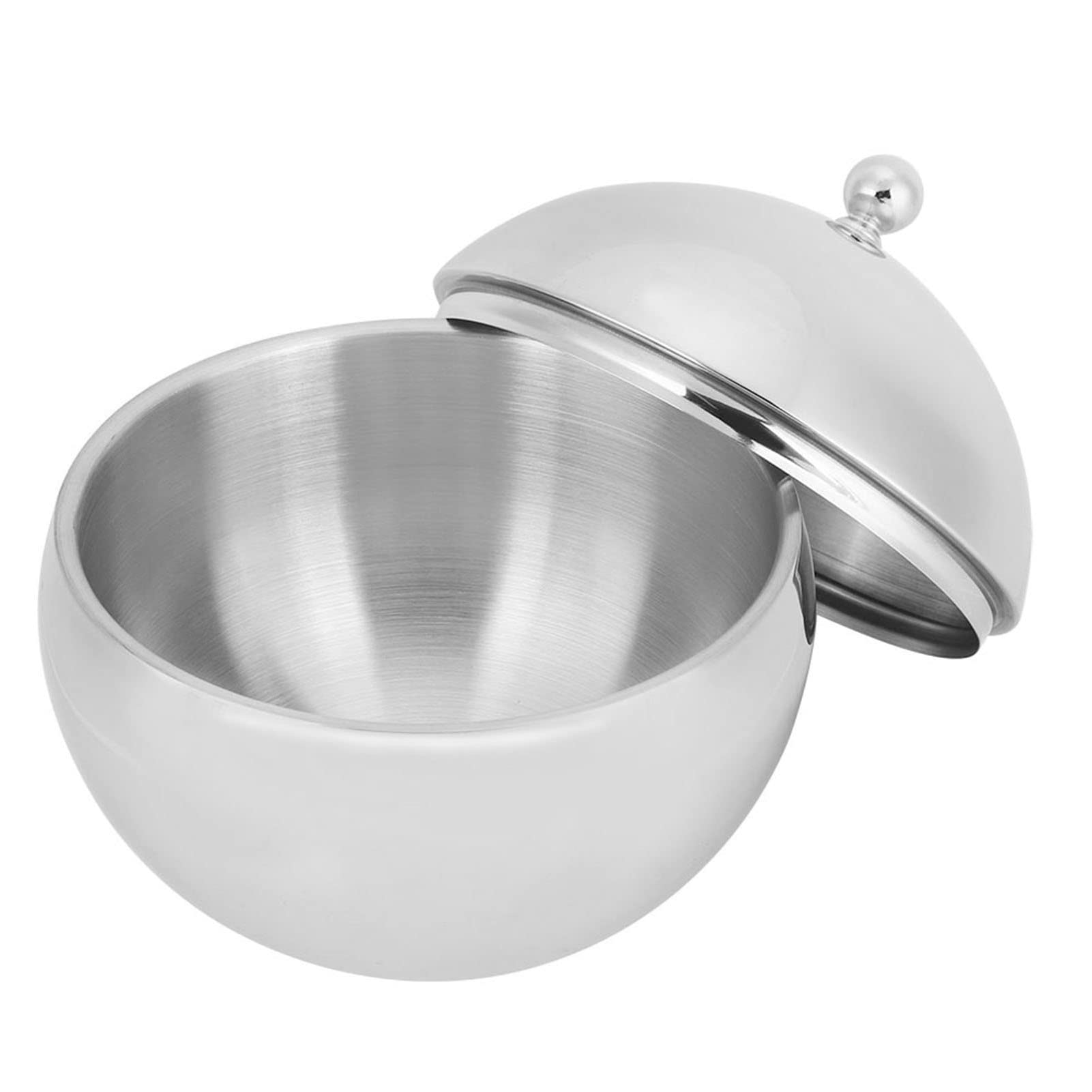 Seau à Glaçons Isotherme Double Paroi en Acier Inoxydable 2L avec Couvercle et Pince, Ice Bucket pour Champagne Vin Cocktail, Accessoire Bar pour Fêtes Mariages BBQ