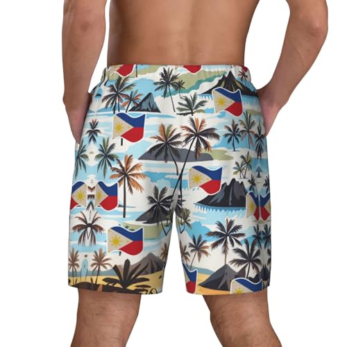 Mens Swim Trunks Philippines Philippinese Filipino Flag Beach Board Shorts4